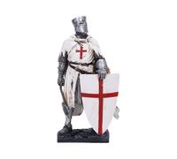 Nemesis Now Medieval Templar Knight Figurine, Hand-Painted Resin Renaissance Sculpture - Take A Stand