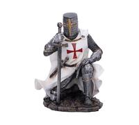 Nemesis Now Medieval Templar Knight Figurine, Hand-Painted Resin Renaissance Sculpture - Take The Knee