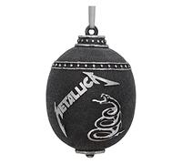 Nemesis Now Metallica Black Album Hanging Decorative Ornament 10cm, Resin, Black, Officially Licensed Metallica Merch, Perfect For Any Metalhead, Cast in the Finest Resin, Expertly Hand Painted