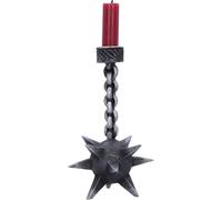 Nemesis Now Meteor Hammer Candle Holder - Medieval Gothic Weapon Design Candlestick - Black Polyresin Fantasy Home Decor Ornament