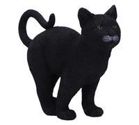 Nemesis Now Moonlight Watcher - 15cm Black Cat Ornament, Cast in Finest Resin, Expertly Hand-Painted