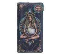 Nemesis Now Mother Earth Embossed Purse 18.5cm - Nature Goddess Wallet, Spiritual Fantasy Handbag with Zip-Around Closure, Handbag for Nature Lovers