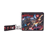 Nemesis Now Unisex's B6607B24 Motorhead Bomber Bi-Fold Wallet, Jet Black, 9.3cm