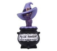 Nemesis Now My Lil Familliar Shadow 10.5cm, Resin, Cat Witch Figurine, Gothic Décor, Cast in the Finest Resin, Expertly Hand-Painted