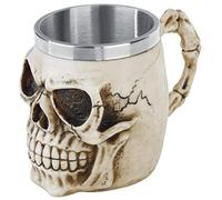 Nemesis Now NEM3933 Grinning Skull Tankard Mug 14cm Ivory