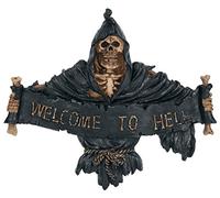 Nemesis Now Welcome To Hell Sign 22cm Black
