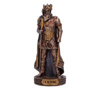 Nemesis Now Norse Mythology Decor Bronze God Statue 8.5cm Tall - Cast in The Finest Resin, Expertly Hand-Painted - Odin God of War