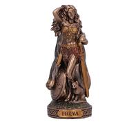 Nemesis Now Norse Mythology Decor Bronze God Statue 8.5cm Tall - Cast in The Finest Resin, Expertly Hand-Painted - Freya Goddess of Love and Fertility