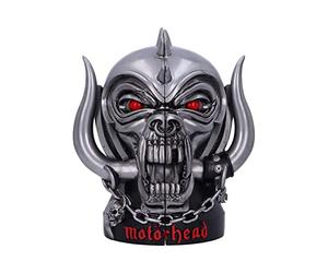 Nemesis Now Offically Licensed Motorhead Warpig Snaggletooth Bookends, Silver, 18cm