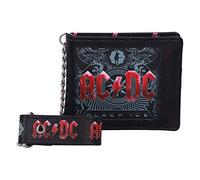 Nemesis Now Officially Licensed AC/DC Black Ice Album Embossed Wallet and Chain, 11cm