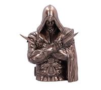 Nemesis Now Officially Licensed Assassin's Creed Ezio Bust Box, Bronze, 30cm