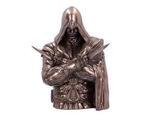Nemesis Now Officially Licensed Assassin's Creed Ezio Bust Box, Bronze, 30cm