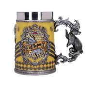 Nemesis Now Officially Licensed Harry Potter Hufflepuff Hogwarts House Collectible Tankard Yellow 15.5cm