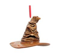 Nemesis Now Officially Licensed Harry Potter Sorting Hat Hanging Ornament, Brown, 9cm