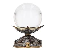 Nemesis Now Officially Licensed Harry Potter Wand Crystal Ball & Holder 16cm, Resin, Silver
