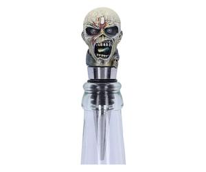 Nemesis Now Officially Licensed Iron Maiden Piece of Mind Bottle Stopper, Silver, 10cm, Argentée