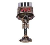 Nemesis Now Officially Licensed Slayer Eagle Helmet Skull Logo Goblet,Gold,19.5cm
