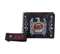 Nemesis Now Officially Licensed Slayer Eagle Logo Embossed Wallet Purse, Black, 11cm