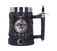 Nemesis Now Officially Licensed The Witcher Geralt of Rivia Tankard, Black, 15.5cm