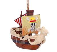 Nemesis Now One Piece Going Merry Hanging Ornament 7.5cm - Hand-Painted Resin Pirate Ship Model from Netflix Live-Action Series, Loop String Included