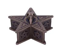 Nemesis Now Pentagram Raven Box 16.5cm, Bronze