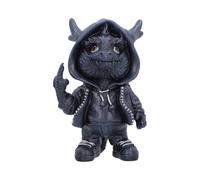 Nemesis Now Playing with Fire Dragon Figurine 16.2cm - Gothic Hoodie Dragon Ornament, Humorous Fantasy Collectible
