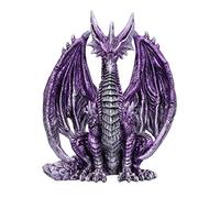 Nemesis Now Porfirio Dragon Figurine, Purple, 17.7cm