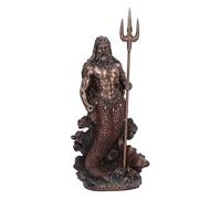 Nemesis Now Poseidon Greek God of the Sea (Medium) 18cm, Resin, Cast in the Finest Resin, Expertly Hand-Painted