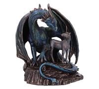 Nemesis Now Protector of Magick 17.5cm, Resin, Bronze, Lisa Parker Protector of Magick Figurine, Unicorn and Dragon Ornament, Exclusive Fantasy Artwork, Cast in the Finest Resin, Hand-Painted