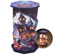Nemesis Now Pumpkin Manor Foldable Lamp | Foldable Origami-Style LED Lamp, USB-C Rechargeable, Touch-Activated, Portable Desk Display