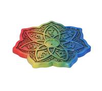 Nemesis Now Rainbow Meditation Incense Burner Multi Colour 26cm (Set of 4)