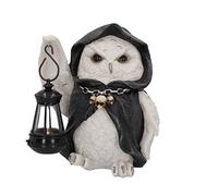 Nemesis Now Reapers Flight Owl Lantern Figurine, White 17cm