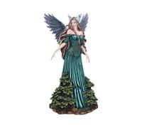 Nemesis Now Resin Fairy Statue - Fairy Home Decor with Garden Details and Enchanting Wings, Gifts & Decor for Fantasy Enthusiasts - Elowynn