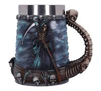 Nemesis Now River Styx Grim Reaper Tankard, Resin, Blue, 17.5cm