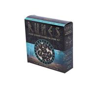 Nemesis Now Runes Elder Futhark Divination Stone Kit, Black