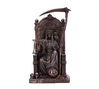 Nemesis Now Santa Muerte's Throne Figurine, Bronze, 22cm