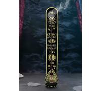 Nemesis Now Scent of the Spirits Incense Holder 23cm, Resin, Gold/Black, Spirit Board Incense Holder, Tall Upright Design, Spirit Board Detailing, Cast in the Finest Resin, Expertly Hand-Painted