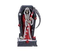 Nemesis Now Silent Nightmares: Merry Cryptmas | Silent Nightmares Collection, Santa-Style Reaper Figurine, Hand-Painted Resin, Branded Gift Box