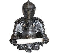 Nemesis Now Sir Wipealot Toilet Roll Holder 33cm, Polyresin, Silver