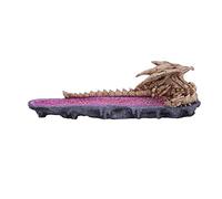 Nemesis Now Skeletal Slumber Incense Burner, Purple, 26.7cm