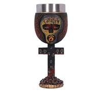 Nemesis Now Slayer Seasons in The Abyss Goblet 20.5cm, Resin, Officially Licensed Slayer Band Merch, Slayer Goblet, Metal Band, Stainless Steel Insert, Cast in The Finest Resin, Expertly Hand-Painted
