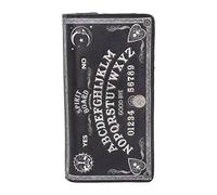 Nemesis Now Spirit Board Embossed Ouija Purse 19cm, PU Leather, Black, Classic Black and White Spirit Board Pattern, Magical and Stylish, Beautiful Embossed Detailing