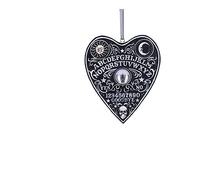 Nemesis Now Spirit Board Planchette Hanging Ornament 8.5cm, Resin, Black, Spirit Board Hanging Ornament, Gothic Alternative Festive Decoration, Cast in the Finest Resin, Expertly Hand-Painted