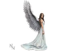 Nemesis Now Spirit Guide Anne Stokes Angel Figurine, White, 24cm, Resin