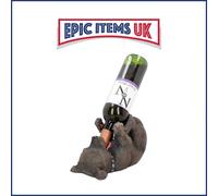Nemesis Now Staffordshire Bull Terrier Dog Guzzler Wine Bottle Holder 25cm - NEW
