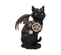 Nemesis Now Feline Flight 22.7cm Steampunk Black Cat Pilot Figurine, D5415T1