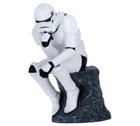 Nemesis Now Stormtrooper The Overthinker Figurine - Officially Licensed Hand Painted Resin Sci-Fi Collectible, Thinker Pose, 12cm