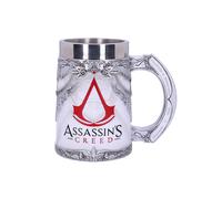 Nemesis Now B5296S0 Officially Licensed Game Tankard, Resin w. Stainless Steel, 300 milliliters, Assassin's Creed II White Edition