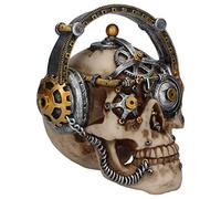 Nemesis Now Techno Talk Skull Small 14.5cm, Brown