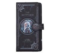 Nemesis Now The Witcher Ciri Embossed Purse 18.5cm, PU Leather, Black, Officially Licensed The Witcher Merchandise, Ciri Embossed Purse, 4 Cash and 12 Card Compartments